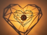 ΑΠΛΙΚΑ ΤΟΙΧΟΥ HEART MEGAPAP E27 MDF ΧΡΩΜΑ ΜΑΥΡΟ 47X12X40ΕΚ.