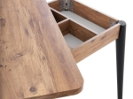 ΤΡΑΠΕΖΙ DOLUNAY MEGAPAP ΕΠΕΚΤΕΙΝΟΜΕΝΟ ΧΡΩΜΑ ATLANTIC PINE - ΜΑΥΡΟ 100X60(120X100)X79,5ΕΚ.