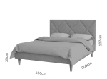 ΚΡΕΒΑΤΙ FORTUNA ΤΕΡΑΚΟΤΑ 160X200CM