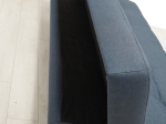 ΚΑΝΑΠΕΣ ΚΡΕΒΑΤΙ HERMES ΤΡΙΘΕΣΙΟΣ ΣΚΟΥΡΟ ΜΠΛΕ 180X95X82CM