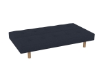 ΚΑΝΑΠΕΣ ΚΡΕΒΑΤΙ HERMES ΤΡΙΘΕΣΙΟΣ ΣΚΟΥΡΟ ΜΠΛΕ 180X95X82CM