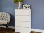 ΣΥΡΤΑΡΙΕΡΑ IDEA ΛΕΥΚΟ 80X42X100CM