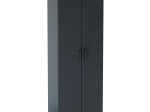ΝΤΟΥΛΑΠΑ ΔΙΦΥΛΛΗ SIMPLE ΓΡΑΦΙΤΗΣ 80X52X205CM