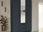 ΝΤΟΥΛΑΠΑ ΤΡΙΦΥΛΛΗ SIMPLE 3D2D ΓΡΑΦΙΤΗΣ 120X52X205CM