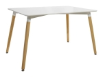 ΣΕΤ ΤΡΑΠΕΖΑΡΙΑ 5Τ ΤΡΑΠΕΖΙ MINIMAL 120x80x73 cm-TWIST ΜΑΥΡΕΣ HM10080.02