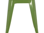 ΣΚΑΜΠΩ ΜΕΤΑΛΛΙΚΟ HM0096.23 MELITA ΣΕ LIGHT OLIVE GREEN 39x39x46 εκ.