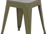 ΣΚΑΜΠΟ ΜΕΤΑΛΛΙΚΟ MELITA HM0096.43 ΣΕ DARK OLIVE ΧΡΩΜΑ 37x37x45Υεκ.