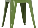 ΣΚΑΜΠΟ ΜΕΤΑΛΛΙΚΟ MELITA HM0096.53 ΣΕ LIGHT OLIVE GREEN ΧΡΩΜΑ 37x37x45Υεκ.