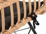 ΣΕΤ ΕΞΩΤΕΡΙΚΟΥ ΧΩΡΟΥ 3ΤΜΧ ALLEGRA HM10477 WICKER ΜΠΕΖ-ΜΕΤΑΛΛΟ ΜΑΥΡΟ
