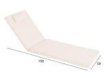 ΜΑΞΙΛΑΡΙ ΞΑΠΛΩΣΤΡΑΣ TEXTILENE SIFNOS ΜΠΕΖ HM11234.61T 190(114-76)x58x6,5Yεκ.