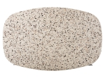 ΤΡΑΠΕΖΙ ΟΒΑΛ RODDEN HM11903.03 ΜΕ WERZALIT TERRAZZO-ΜΑΥΡΗ ΧΙΑΣΤΙ ΒΑΣΗ 146x94x75Υεκ