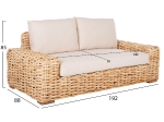 ΣΕΤ ΣΑΛΟΝΙ 4ΤΜΧ TROPEL HM11940 ΦΥΣΙΚΟ RATTAN-2ΘΕΣΙΟΣ ΚΑΝΑΠΕΣ-2 ΠΟΛΥΘΡΟΝΕΣ-ΤΡΑΠΕΖΙ