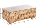 ΣΕΤ ΣΑΛΟΝΙ ΕΞ.ΧΩΡΟΥ TROPEL HM11941 3ΤΜΧ ΦΥΣΙΚΟ RATTAN-ΛΕΥΚΑ ΜΑΞΙΛΑΡΙΑ