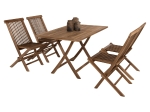 ΣΕΤ ΤΡΑΠΕΖΑΡΙΑΣ ΕΞΩΤ. ΧΩΡΟΥ 5ΤΜΧ KENDALL HM11955 ΜΑΣΙΦ ΞΥΛΟ TEAK ΦΥΣΙΚΟ