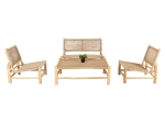 ΣΑΛΟΝΙ ΕΞΩΤ. ΧΩΡΟΥ 4ΤΜΧ LONDER HM11957 ΜΑΣΙΦ TEAK-ΣΥΝΘ.RATTAN-ΦΥΣΙΚΟ