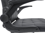 ΚΑΡΕΚΛΑ ΓΡΑΦΕΙΟΥ PORTIMA HM1197.01 ΜΑΥΡΟ PVC-NYLON ΣΚΕΛΕΤΟΣ & ΒΑΣΗ 69x57x97Υεκ.
