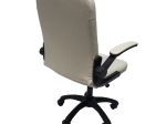 ΚΑΡΕΚΛΑ ΓΡΑΦΕΙΟΥ PORTIMA HM1197.04 ΜΠΕΖ PVC-ΜΑΥΡΟΣ NYLON ΣΚΕΛΕΤΟΣ & ΒΑΣΗ 66.5x57x97Υεκ