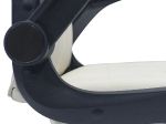 ΚΑΡΕΚΛΑ ΓΡΑΦΕΙΟΥ PORTIMA HM1197.04 ΜΠΕΖ PVC-ΜΑΥΡΟΣ NYLON ΣΚΕΛΕΤΟΣ & ΒΑΣΗ 66.5x57x97Υεκ