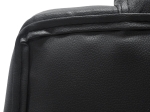 ΚΑΡΕΚΛΑ ΓΡΑΦΕΙΟΥ CANAN HM1201 ΜΑΥΡO PVC-ΜΑΥΡΟ NYLON-ΒΑΣΗ ΧΡΩΜΙΟΥ 66x61x105Υεκ.