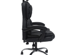 ΚΑΡΕΚΛΑ ΓΡΑΦΕΙΟΥ OCTAVIUS HM1202 ΜΑΥΡΟ PVC & NYLON-ΜΕΤΑΛ.ΧΡΩΜΙΟ ΒΑΣΗ 63x73x129Υεκ