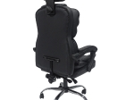 ΚΑΡΕΚΛΑ ΓΡΑΦΕΙΟΥ OCTAVIUS HM1202 ΜΑΥΡΟ PVC & NYLON-ΜΕΤΑΛ.ΧΡΩΜΙΟ ΒΑΣΗ 63x73x129Υεκ
