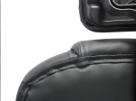 ΚΑΡΕΚΛΑ ΓΡΑΦΕΙΟΥ OCTAVIUS HM1202 ΜΑΥΡΟ PVC & NYLON-ΜΕΤΑΛ.ΧΡΩΜΙΟ ΒΑΣΗ 63x73x129Υεκ