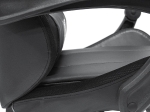 ΠΟΛΥΘΡΟΝΑ GAMING DARREN HM1203.04 ΜΑΥΡΟ-ΛΕΥΚΟ PVC & NYLON 58.5x100x120Υεκ.