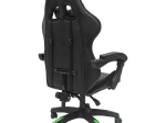 ΠΟΛΥΘΡΟΝΑ GAMING LOOT HM1204 ΜΑΥΡΟ-ΠΡΑΣΙΝΟ PVC & NYLON 51x49x125Υεκ.