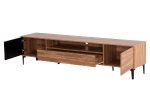 ΕΠΙΠΛΟ ΤΗΛΕΟΡΑΣΗΣ ΣΕΙΡΑ HARRY HM18008.01 ΜΕΛΑΜΙΝΗ ΦΥΣΙΚΟ ΞΥΛΟΥ-ΜΑΥΡΟ 200x40x47,5Υεκ.