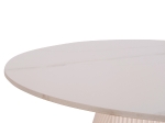 ΤΡΑΠΕΖΙ ΣΑΛΟΝΙΟΥ DUNCAN HM18022.02 ΚΕΡΑΜΙΚΟ TOP-MDF ΒΑΣΗ-ΚΡΕΜ ΛΕΥΚΟ Φ80x41Υεκ.