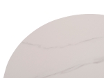 ΤΡΑΠΕΖΙ ΣΑΛΟΝΙΟΥ DUNCAN HM18022.02 ΚΕΡΑΜΙΚΟ TOP-MDF ΒΑΣΗ-ΚΡΕΜ ΛΕΥΚΟ Φ80x41Υεκ.