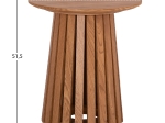 ΤΡΑΠΕΖΑΚΙ ΒΟΗΘΗΤΙΚΟ TALBERT HM18025 MDF ΣΕ ΦΥΣΙΚΟ ΞΥΛΟΥ Φ45x50,5Υεκ.