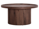 ΤΡΑΠΕΖΙ ΣΑΛΟΝΙΟΥ MARGON HM18026 MDF ΣΕ ΣΚΟΥΡΟ ΚΑΦΕ ΞΥΛΟΥ Φ80x40,5Υεκ.