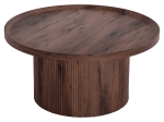 ΤΡΑΠΕΖΙ ΣΑΛΟΝΙΟΥ MARGON HM18026 MDF ΣΕ ΣΚΟΥΡΟ ΚΑΦΕ ΞΥΛΟΥ Φ80x40,5Υεκ.