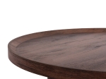 ΤΡΑΠΕΖΙ ΣΑΛΟΝΙΟΥ MARGON HM18026 MDF ΣΕ ΣΚΟΥΡΟ ΚΑΦΕ ΞΥΛΟΥ Φ80x40,5Υεκ.