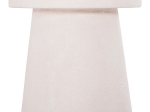 ΤΡΑΠΕΖΙ ΣΑΛΟΝΙΟΥ ΣΤΡΟΓΓΥΛΟ ΣΕΙΡΑ SANTORINI HM18052 MDF ΣΕ ΥΠΟΛΕΥΚΟ ΧΡΩΜΑ Φ48x49Υεκ.
