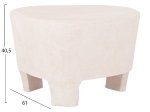 ΤΡΑΠΕΖΙ ΣΑΛΟΝΙΟΥ ΣΕΙΡΑ SANTORINI HM18053 MDF ΣΕ ΥΠΟΛΕΥΚΟ ΧΡΩΜΑ 54x61x40,5Υεκ.