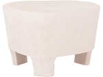 ΤΡΑΠΕΖΙ ΣΑΛΟΝΙΟΥ ΣΕΙΡΑ SANTORINI HM18053 MDF ΣΕ ΥΠΟΛΕΥΚΟ ΧΡΩΜΑ 54x61x40,5Υεκ.