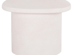 ΤΡΑΠΕΖΙ ΣΑΛΟΝΙΟΥ ΟΒΑΛ ΣΕΙΡΑ SANTORINI HM18054 MDF ΣΕ ΥΠΟΛΕΥΚΟ ΧΡΩΜΑ 54x54,5x40Υεκ