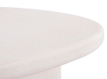 ΤΡΑΠΕΖΙ ΣΑΛΟΝΙΟΥ ΟΒΑΛ ΣΕΙΡΑ SANTORINI HM18054 MDF ΣΕ ΥΠΟΛΕΥΚΟ ΧΡΩΜΑ 54x54,5x40Υεκ