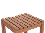 ΣΚΑΜΠΟ ΜΠΑΡ NIKOL HM18109 ΞΥΛΟ ΤΕΑΚ ΣΕ ΦΥΣΙΚΟ 40x40x77Υεκ.