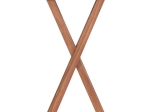 ΤΡΑΠΕΖΙ ΣΚΗΝΟΘΕΤΗ ΣΤΡΟΓΓΥΛΟ ERIS HM18119 ΞΥΛΟ TEAK--ΦΥΣΙΚΟ Φ60x75Υεκ.