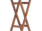 ΤΡΑΠΕΖΙ ΣΚΗΝΟΘΕΤΗ ΣΤΡΟΓΓΥΛΟ ERIS HM18119 ΞΥΛΟ TEAK--ΦΥΣΙΚΟ Φ60x75Υεκ.