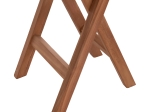 ΤΡΑΠΕΖΙ ΣΚΗΝΟΘΕΤΗ ΣΤΡΟΓΓΥΛΟ ERIS HM18119 ΞΥΛΟ TEAK--ΦΥΣΙΚΟ Φ60x75Υεκ.