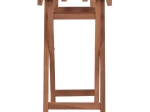 ΤΡΑΠΕΖΙ ΣΚΗΝΟΘΕΤΗ ΣΤΡΟΓΓΥΛΟ HEIDEL HM18120 ΞΥΛΟ TEAK--ΦΥΣΙΚΟ Φ60x75Υεκ.