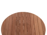 ΤΡΑΠΕΖΙ ΣΚΗΝΟΘΕΤΗ ΣΤΡΟΓΓΥΛΟ HEIDEL HM18120 ΞΥΛΟ TEAK--ΦΥΣΙΚΟ Φ60x75Υεκ.