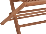 ΠΑΓΚΑΚΙ KENDALL HM18128 ΠΤΥΣΣΟΜΕΝΟ ΑΠΟ ΞΥΛΟ ΤΕΑΚ ΣΕ ΦΥΣΙΚΟ ΧΡΩΜΑ 100x47x89Υεκ.