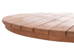 ΕΠΙΦΑΝΕΙΑ ΤΡΑΠΕΖΙΟΥ ΣΤΡΟΓΓΥΛΗ HM18132 ΞΥΛΟ TEAK--ΦΥΣΙΚΟ Φ60x4(πάχος)εκ.