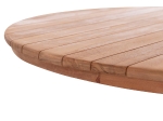 ΕΠΙΦΑΝΕΙΑ ΤΡΑΠΕΖΙΟΥ ΣΤΡΟΓΓΥΛΗ HM18134 ΞΥΛΟ TEAK--ΦΥΣΙΚΟ Φ80x4(πάχος)εκ.