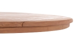 ΕΠΙΦΑΝΕΙΑ ΤΡΑΠΕΖΙΟΥ ΣΤΡΟΓΓΥΛΗ HM18134 ΞΥΛΟ TEAK--ΦΥΣΙΚΟ Φ80x4(πάχος)εκ.